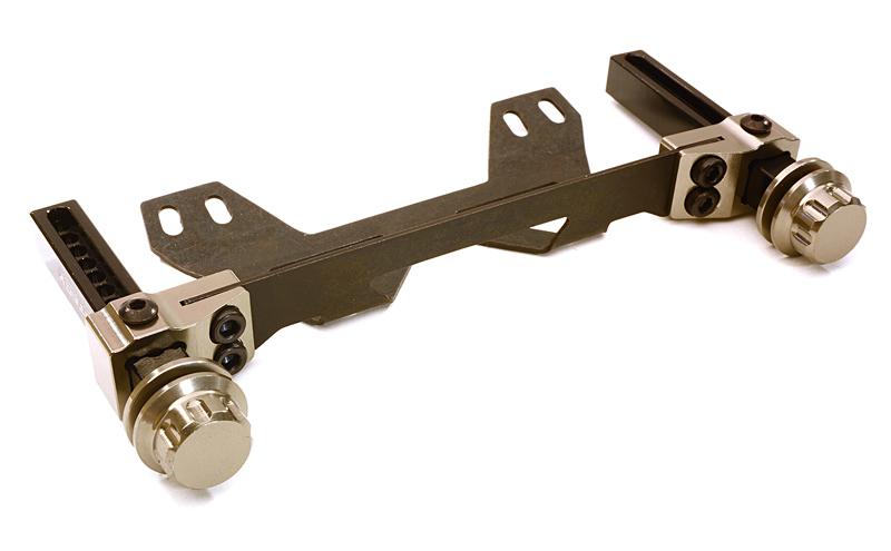 C27860GREY Extended Front Body Mount & Post Set for Traxxas Stampede 2WD 3614 - Image 1