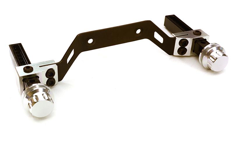 C27864SILVER Extended Front Body Mount & Post Set for Traxxas Slash 4X4 6815R - Image 1