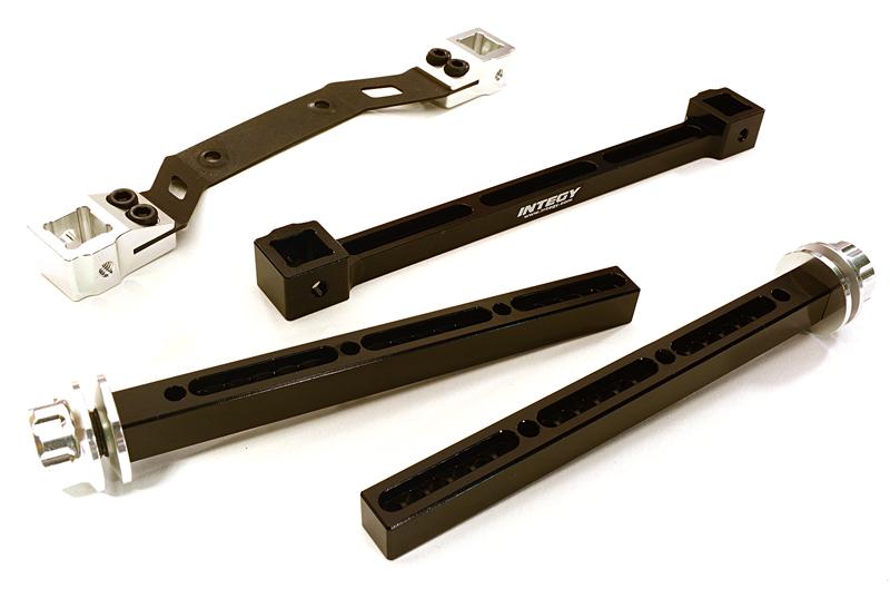 C27865SILVER Extended Rear Body Mount & Post Set for Traxxas Slash 4X4 6815R - Image 1