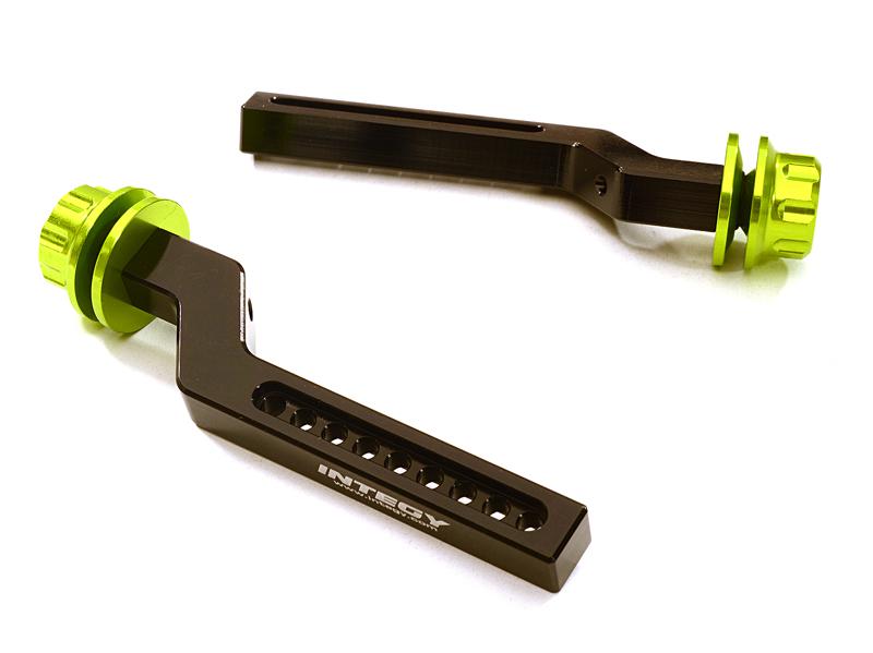 C27866GREEN Extended Front Body Post Set for Traxxas 1/10 Drag Slash 2WD & Bigfoot 2WD 3619 - Image 1