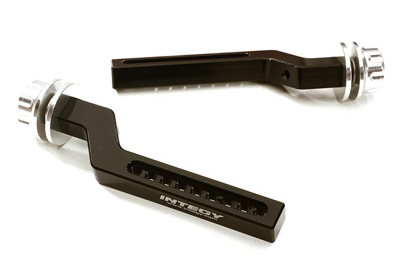 C27866SILVER Extended Front Body Post Set for Traxxas 1/10 Drag Slash 2WD & Bigfoot 2WD 3619 - Image 1