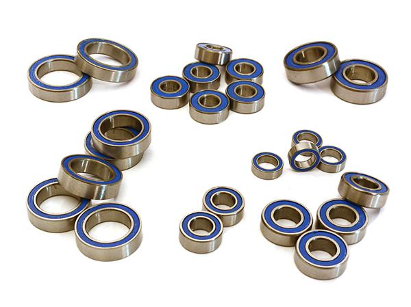 C27892 Low Friction Blue Rubber Sealed Bearings (25) Set for Traxxas 1/10 Slash 4X4 - Image 1