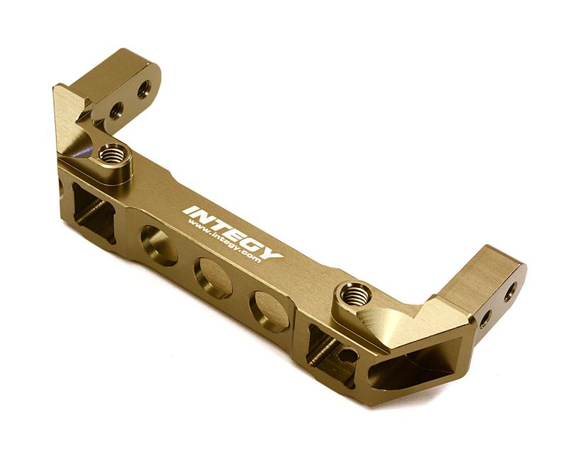 C27970GREY Machined Alloy Grey Front Bumper Mount for Traxxas TRX-4 Scale & Trail Crawler - Image 1