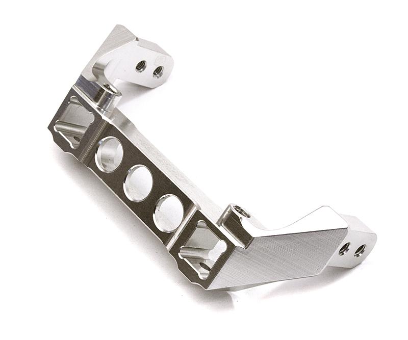 C27971SILVER Machined Alloy Silver Rear Bumper Mount for Traxxas TRX-4 Scale & Trail Crawler - Image 1
