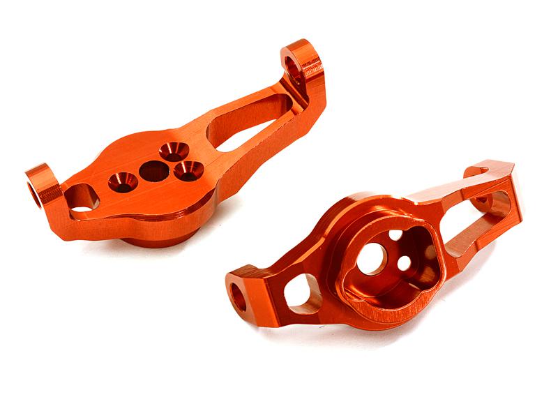 C27973RED Red Billet Machined Alloy Caster Blocks for Traxxas TRX-4 Scale & Trail Crawler - Image 1