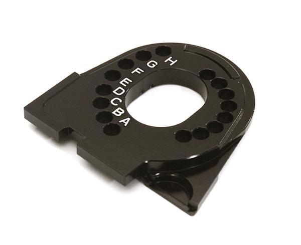 C27982BLACK Billet Machined Motor Mounting Plate for Traxxas TRX-4 Scale & Trail Crawler - Image 1