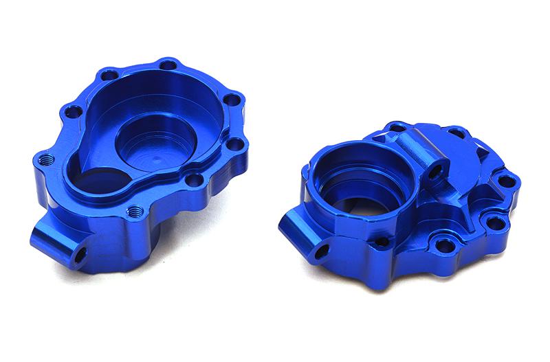 C27990BLUE Billet Machined Alloy Rear Inner Portal Drive Housings for Traxxas TRX-4 Crawler - Image 1