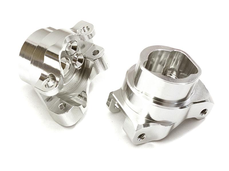 C27991SILVER Billet Machined Alloy Rear Portal Drive Axle Mount for Traxxas TRX-4 Crawler - Image 1