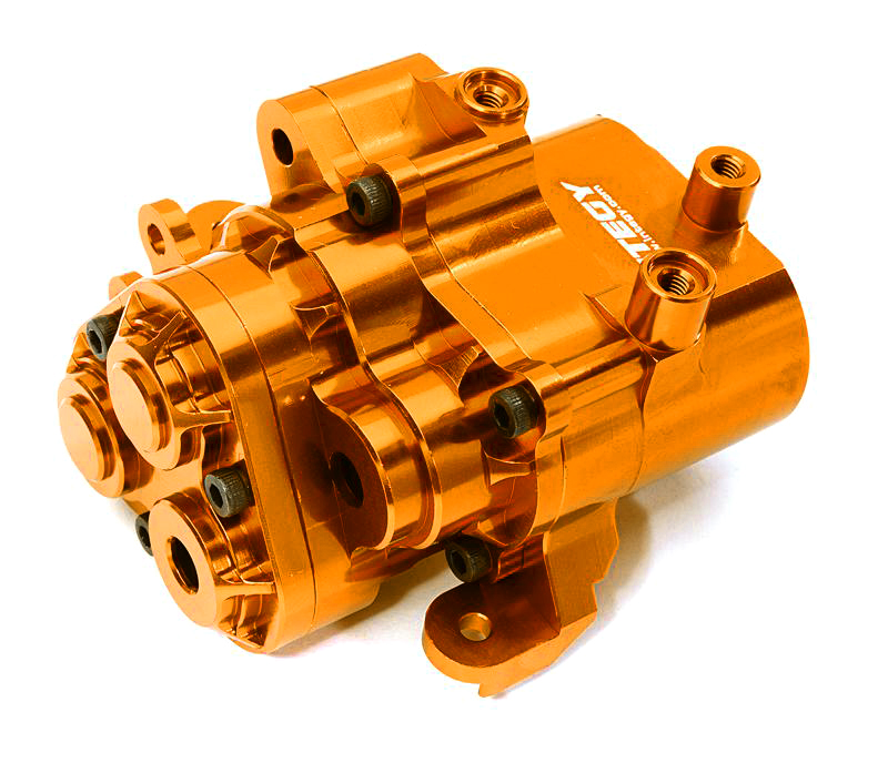 C27993ORANGE Billet Machined Center Gearbox Housings for Traxxas TRX-4 Crawler 82056-4 8291 - Image 1