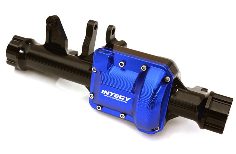 C28001BLUE Billet Machined Front Axle Housing for Traxxas TRX-4 Scale & Trail Crawler - Image 1