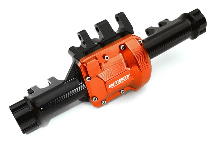 C28002RED Billet Machined Rear Axle Housing for Traxxas TRX-4 Scale & Trail Crawler - Image 1