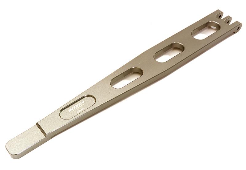 C28038GUN Billet Machined Alloy Battery Plate for Traxxas 1/10 TRX-4 Crawler & 4-Tec 2.0 - Image 1