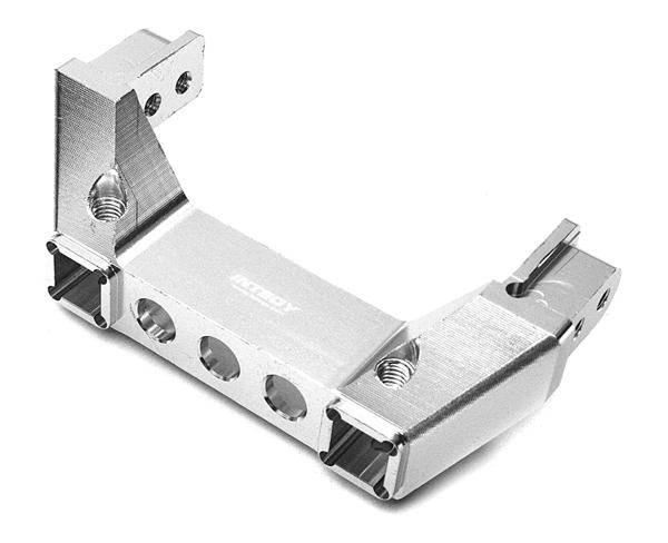 C28049SILVER Billet Machined Alloy Rear Bumper Mount for Traxxas TRX-4 Scale & Trail Crawler - Image 1