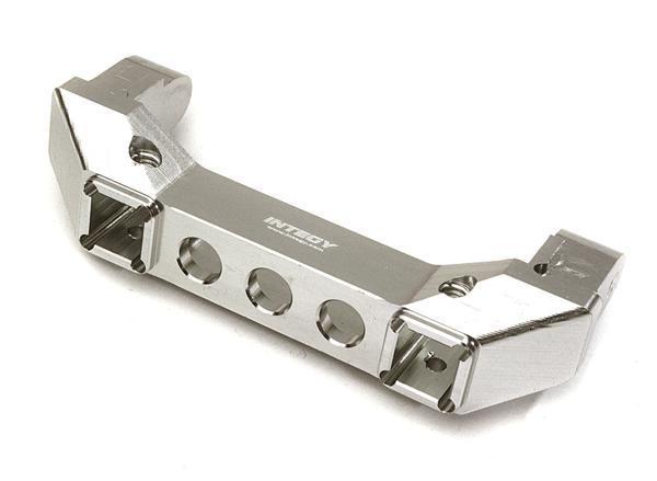 C28050SILVER Billet Machined Alloy Front Bumper Mount for Traxxas TRX-4 Scale & Trail Crawler - Image 1