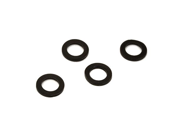 C28052 Metal Washer 5x8x0.5mm (4) for 5mm Axle & Bevel Gear Shimming - Image 1