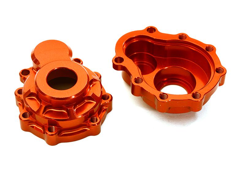 C28080RED Billet Alloy Portal Outer Housings for Traxxas TRX-4 Scale & Trail Crawler - Image 1