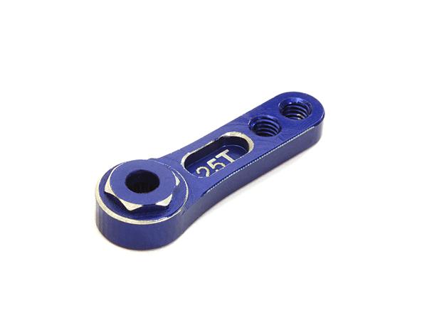 C28132BLUE Billet Machined Alloy Servo Horn 25T for Futaba Type Servo (r=15, 20mm) - Image 1