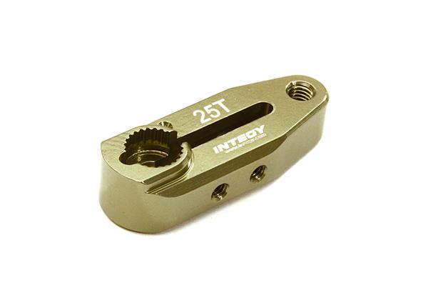 C28142GUN Billet Machined Alloy Servo Horn 25T for Futaba Type Servo (r=20mm) - Image 1