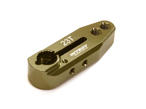 C28143GUN Billet Machined Alloy Servo Horn 23T for KO & JR Type Servo (r=20, 24mm) - Image 1