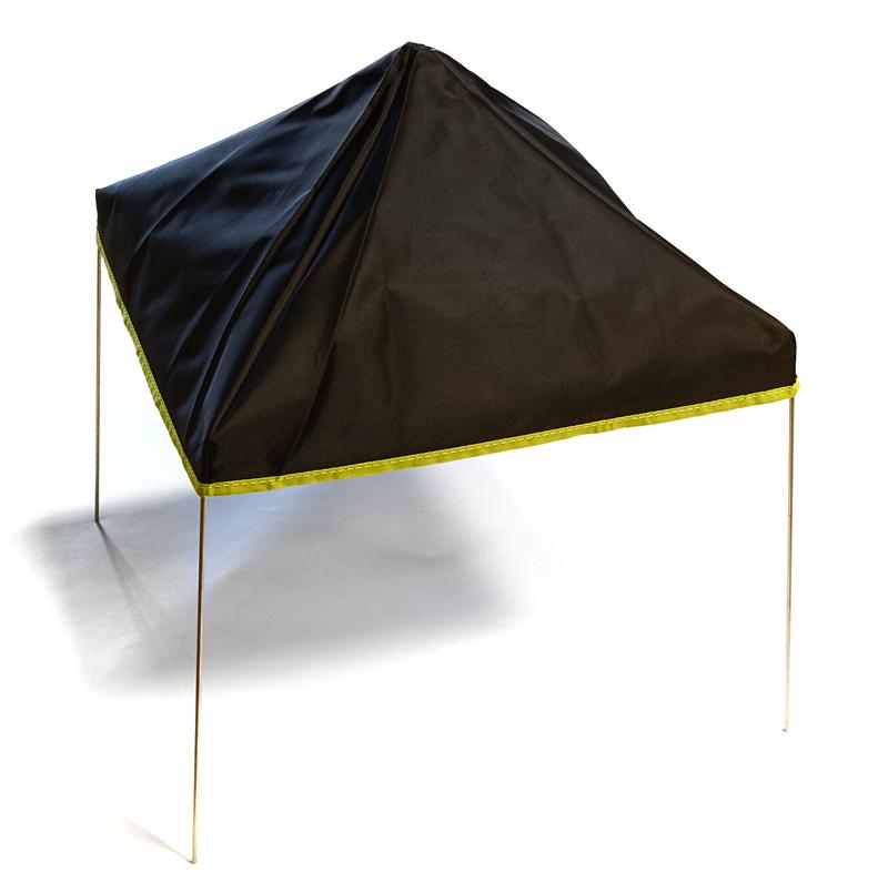 C28151BLACK Realistic Pop Up 15x15 Inch Canopy Tent for 1/10 Scale Crawler Truck - Image 1
