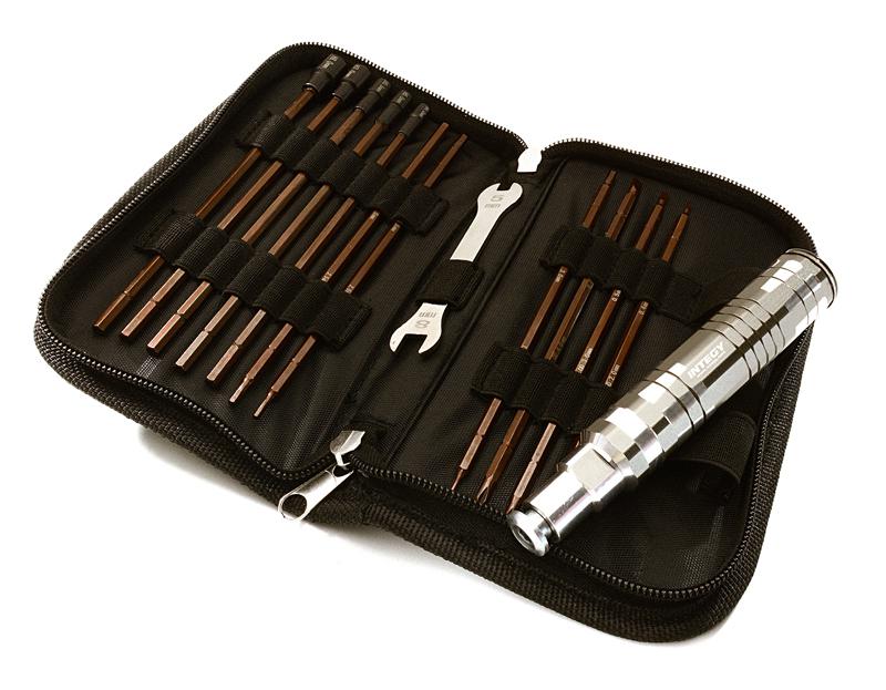 C28159GREY Grey Race Edition Competition Tool Set - 13 Pieces with Carrying Bag - Image 1