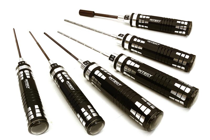 C28168BLACK Race Edition Combo Size 6pcs Competition Tool Set for 1/10 Slash 2WD & Bandit - Image 1
