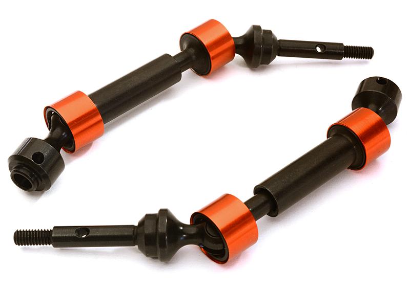 C28169RED HD Steel Rear Universal Drive Shaft (2) for 1/10 Slash 4X4 & Stampede 4X4 6852X - Image 1