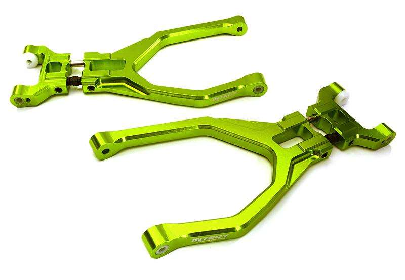 C28173GREEN Billet Machined Rear Upper Suspension Arms for C28158 Suspension Kit - Image 1