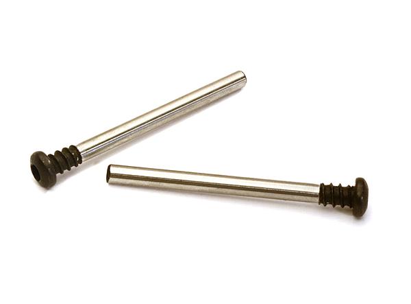 C28181BLACK HD Suspension Front Inner Pin Set (2) for 1/10 Slash 2WD & Stampede 2WD 2640 - Image 1