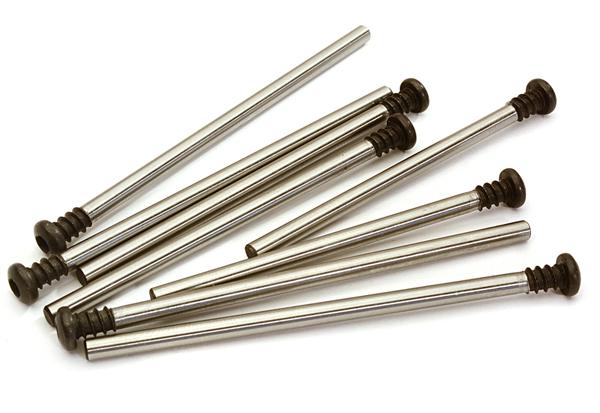C28182BLACK HD Suspension Pin Set (8) for Traxxas E-Maxx Monster Truck 5161 - Image 1
