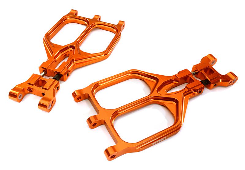 C28186ORANGE Billet Machined Rear Upper Arms for C28155 Suspension Kit - Image 1