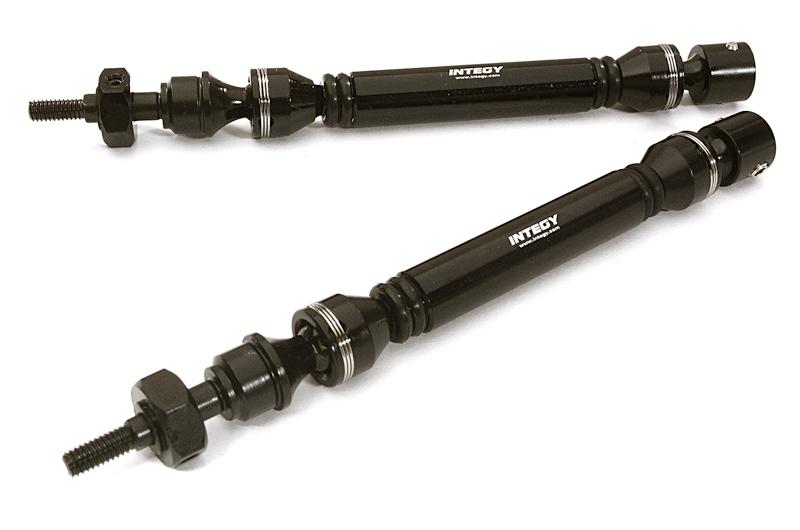 C28209BLACK HD Steel Front Universal Drive Shaft (2) for Traxxas 1/10 Slash & Stampede 4X4 - Image 1