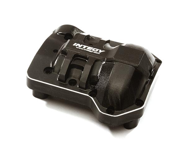 C28229BLACK Billet Machined Alloy Differential Cover for Traxxas TRX-4 Scale & Trail Crawler - Image 1