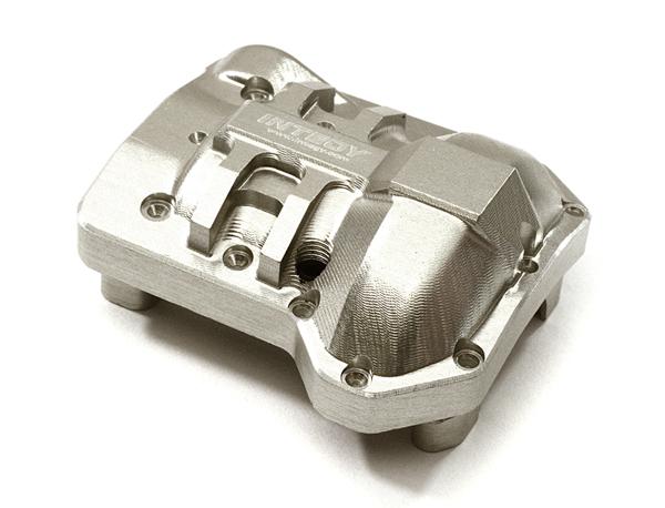 C28229SILVER Billet Machined Alloy Differential Cover for Traxxas TRX-4 Scale & Trail Crawler - Image 1