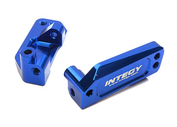 C28324BLUE Billet Machined Caster Blocks for 1/10 Rustler 2WD, Stampede 2WD, Slash 2WD 3632 - Image 1