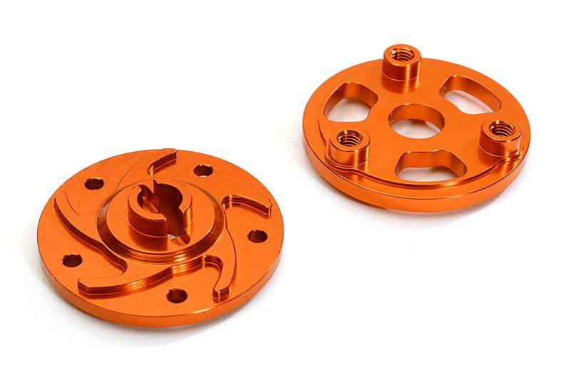 C28327ORANGE Machined Slipper Pressure Plate & Hub for 1/10 Rustler 2WD, Stampede & Others - Image 1