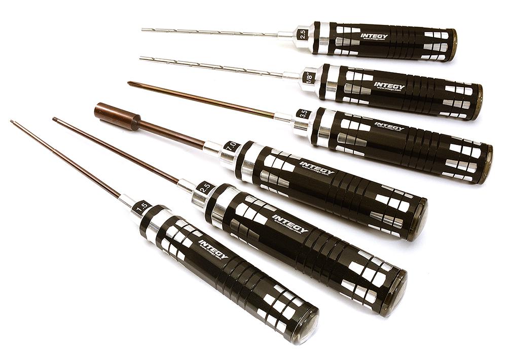 C28335BLACK Race Edition Combo Size 6pcs Competition Tool Set for 1/10 Stampede & Slash 2WD - Image 1
