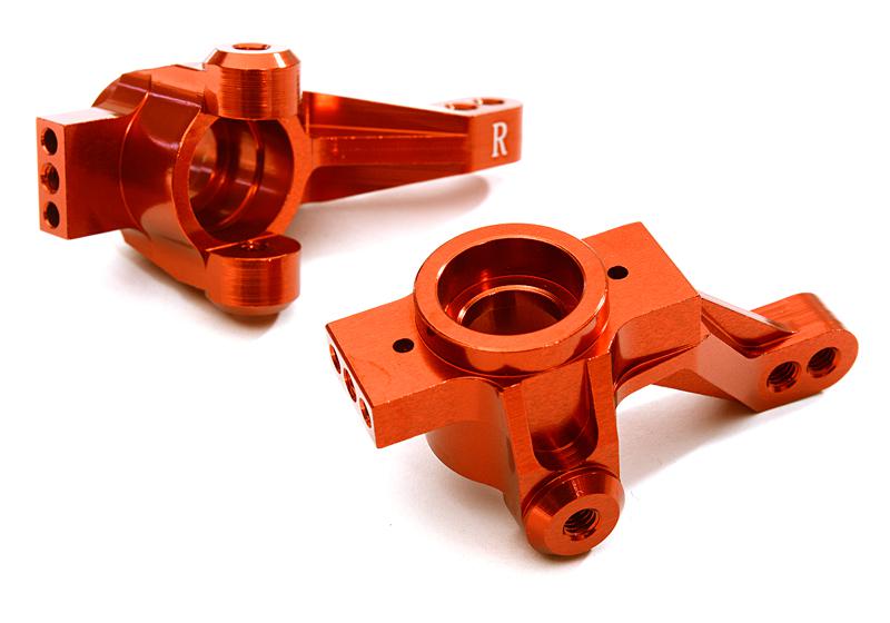 C28348RED Billet Machined Steering Knuckles for Traxxas 1/10 4-Tec 2.0 - Image 1