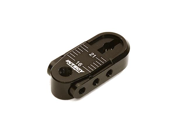 C28401BLACK Alloy Adjustable length Steering Servo Horn 25T for Traxxas TRX-4 (r=16-21mm) - Image 1