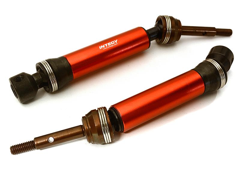 C28406RED Telescopic Rear Universal Drive Shaft(2) for 1/10 Slash 4X4 & Stampede 4X4 6852X - Image 1