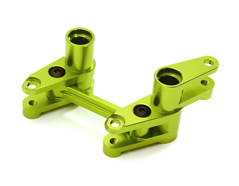 C28427GREEN Billet Machined Alloy Steering Bellcrank Set for Traxxas 1/10 4-Tec 2.0 - Image 1