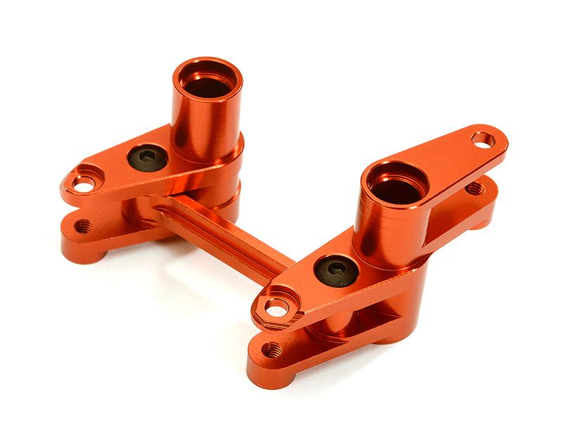 C28427RED Billet Machined Alloy Steering Bellcrank Set for Traxxas 1/10 4-Tec 2.0 - Image 1