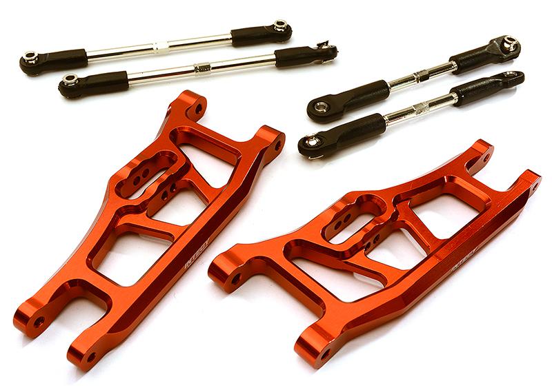 C28446RED Machined Extended 34mm Front Suspension Conversion for 1/10 Slash 2WD 2530A - Image 1