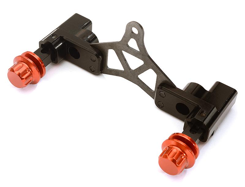 C28447RED Adjustable Front Body Mount & Post Set for Traxxas 1/10 4-Tec 2.0 - Image 1