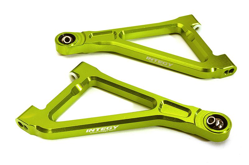 C28561GREEN Billet Machined Front Upper Arms for Traxxas 1/7 Unlimited Desert Racer 8531 - Image 1