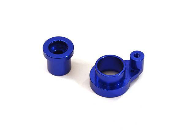 C28570BLUE Billet Machined Alloy Servo Horn 25T for Traxxas TRX-4 (r=9mm) - Image 1