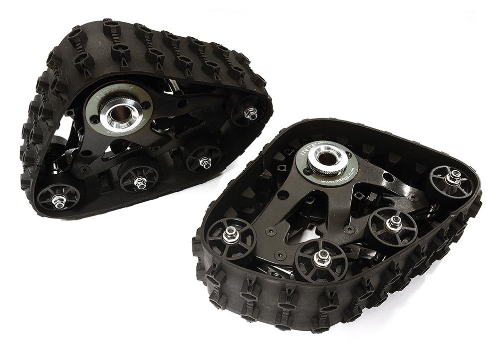C28591GREY Grey T3 Snowmobile & Sandmobile Front Conversion for Axial Wraith 2.2 Rock Racer - Image 1