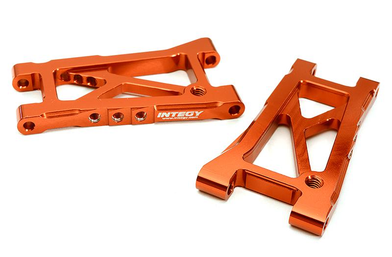 C28609RED Billet Machined Rear Suspension Arms for Tamiya 1/10 TA07 PRO - Image 1