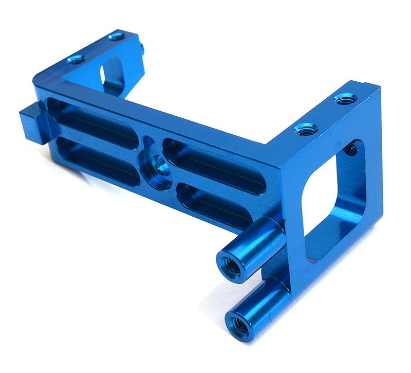 C28617LIGHTBLUE Billet Machined Light Blue Servo Mount for Tamiya 1/10 TA07 PRO - Image 1