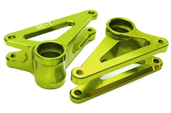 C28628GREEN Billet Machined Alloy 90T PRO2 Front Rocker Arms for 1/10 E-Revo 2.0 5358 - Image 1
